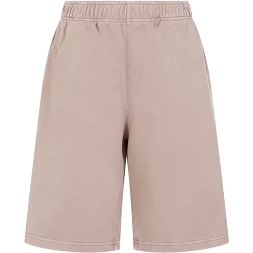 Pink Cotton Shorts Vintage Style , female, Sizes: XS - Prada - Modalova