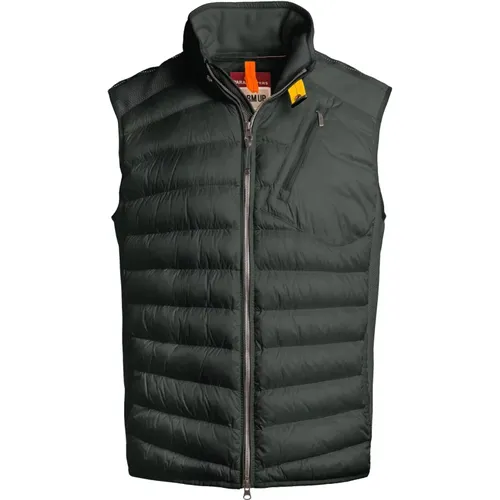 Vests, male, , Size: 2XL Fleece Nylon Vest for Men - Parajumpers - Modalova