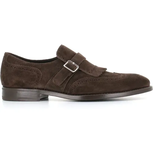 Braune Wildleder Quaste Brogue Schuhe , Herren, Größe: 43 EU - Henderson - Modalova