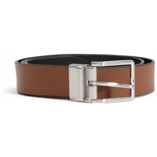 Belts, male, , Size: 90 CM REV 3.5 Leather Belt Autumn/Winter Collection - Tommy Hilfiger - Modalova