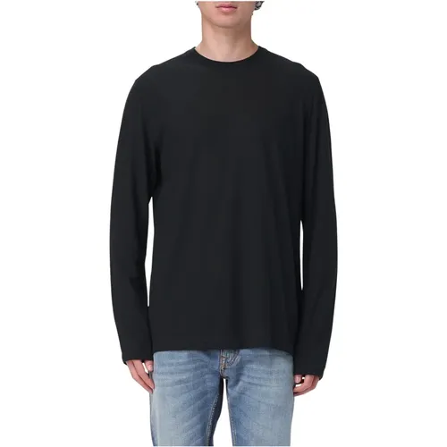 Long Sleeve Tops, male, , Size: 3XL Casual T-Shirt - Zanone - Modalova