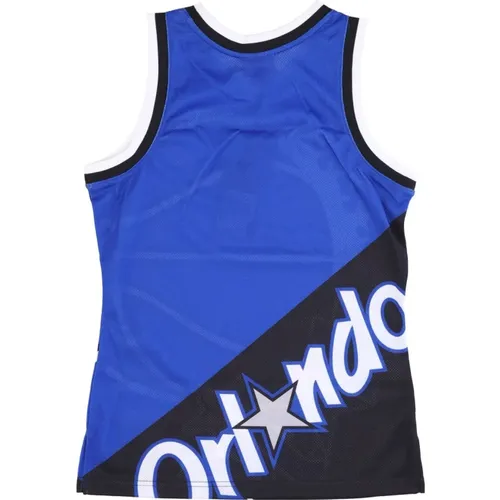 Sleeveless Tops, male, , Size: L Orlando Magic Basketball Tank Top - Mitchell & Ness - Modalova