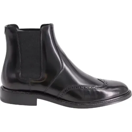 Pre-owned Leder boots - Yves Saint Laurent Vintage - Modalova