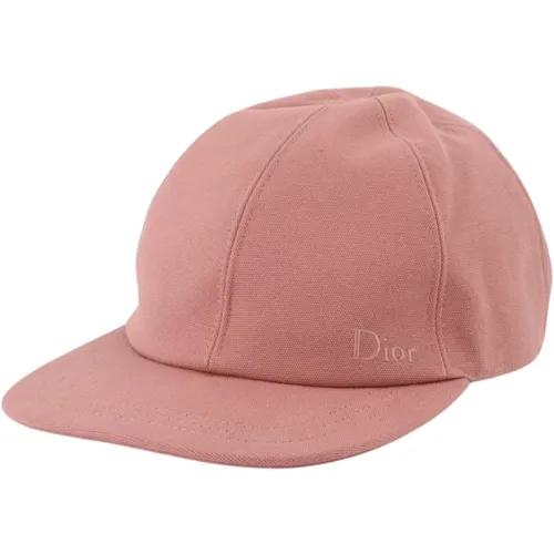 Caps, male, , Size: L Tonal Logo Cotton Cap - Dior - Modalova