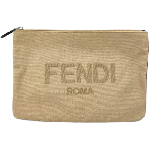 Pre-owned Clutches, female, , Size: ONE SIZE Pre-owned Fabric fendi-bags - Fendi Vintage - Modalova