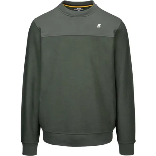 Comfortable Cotton Sweatshirt for Men , male, Sizes: XL - K-way - Modalova