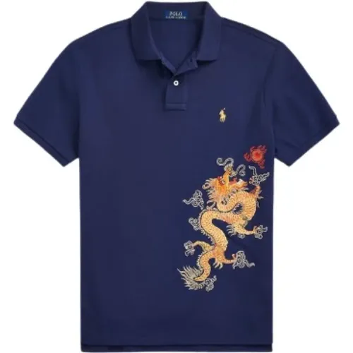 Kurzarm Polo Shirt , Herren, Größe: XS - Polo Ralph Lauren - Modalova