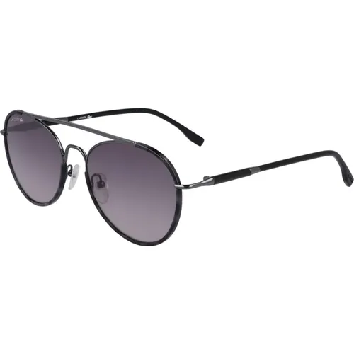 Sonnenbrille Schwarz Grau Verlauf , unisex, Größe: 55 MM - Lacoste - Modalova