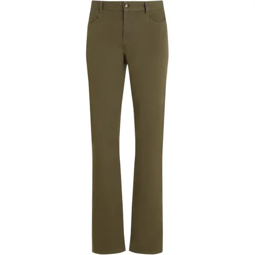 Authentic Slim Fit Pants , male, Sizes: W33, W31, W34, W32, W30 - Saint Laurent - Modalova