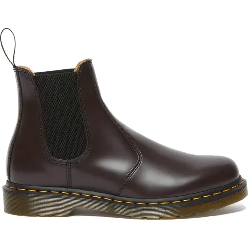 Chelsea Boots, female, , Size: 6 US Chelsea Burgundy Smooth Boots - Dr. Martens - Modalova