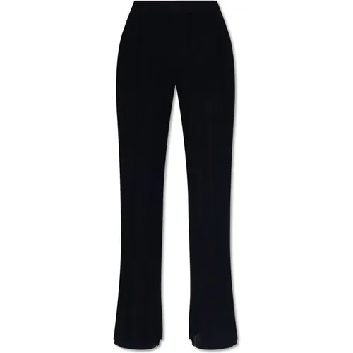 Ribbed trousers , female, Sizes: XS - Stella Mccartney - Modalova