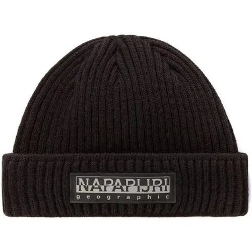 Beanies, male, , Size: ONE SIZE Men's F-Vispa Beanie Hat - Napapijri - Modalova