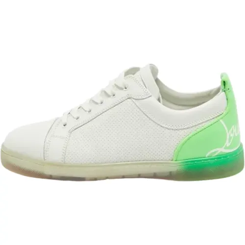 Pre-owned Sneakers, male, , Size: 9 US Pre-owned Leather sneakers - Christian Louboutin Pre-owned - Modalova