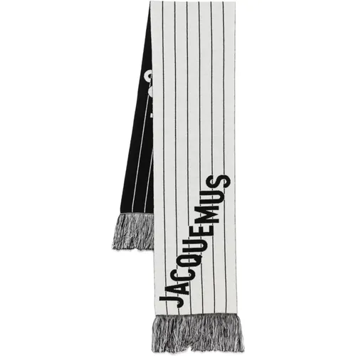 Winter Scarves, male, , Size: ONE SIZE Luxury Striped Scarf - Jacquemus - Modalova