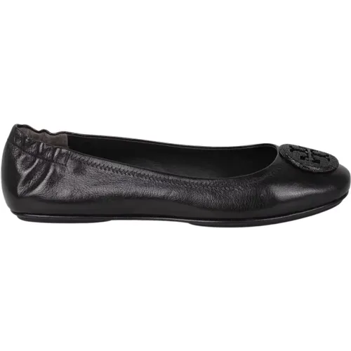Minni Leather Ballerina Shoes , female, Sizes: 5 UK, 4 UK, 3 UK, 5 1/2 UK - TORY BURCH - Modalova