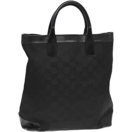 Pre-owned Tote Bags, female, , Size: ONE SIZE Pre-owned Canvas handbags - Gucci Vintage - Modalova