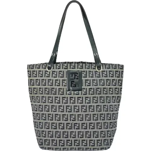 Pre-owned Tote Bags, female, , Size: ONE SIZE Pre-owned Canvas fendi-bags - Fendi Vintage - Modalova