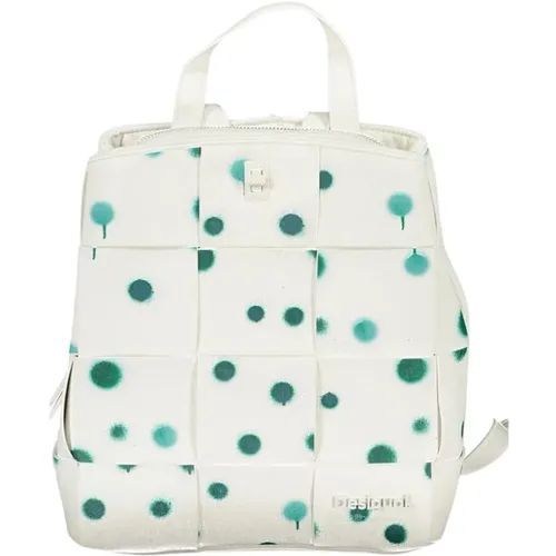 Polka Dot Backpack with Adjustable Straps , female, Sizes: ONE SIZE - Desigual - Modalova