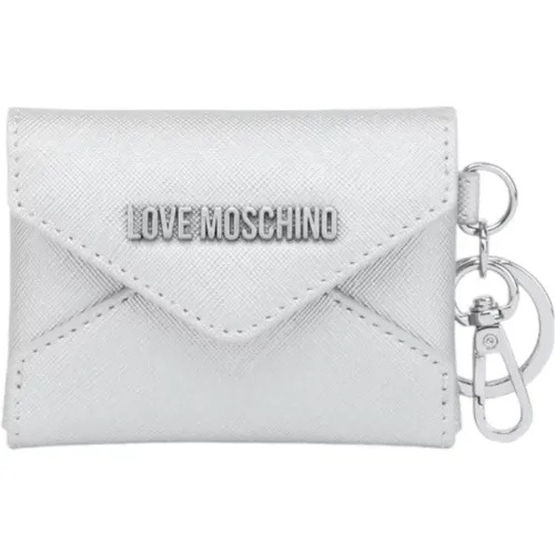 Wallets & Cardholders, female, , Size: ONE SIZE Chic Keychain Accessory - Love Moschino - Modalova