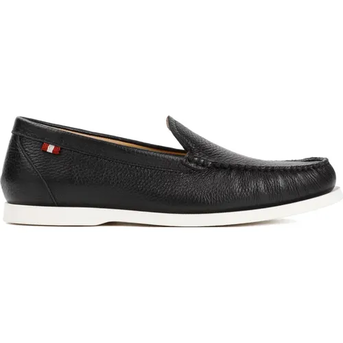 Loafers, male, , Size: 10 1/2 US Leather Loafers Nadim Mocassin - Bally - Modalova