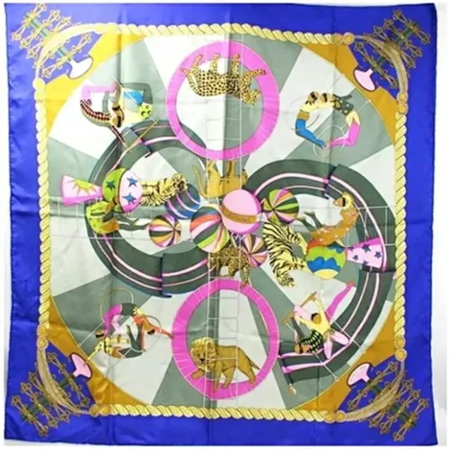 Pre-owned Scarves, female, , Size: ONE SIZE Pre-owned Silk scarves - Hermès Vintage - Modalova