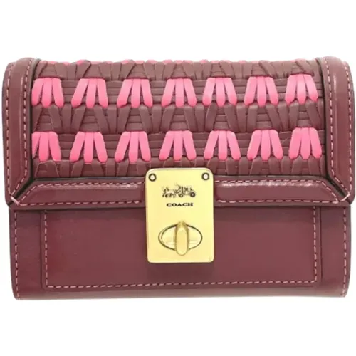 Pre-owned Wallets, female, , Size: ONE SIZE Pre-owned Leather wallets - Coach Pre-owned - Modalova