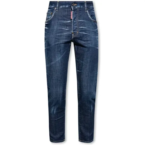 Slim-fit Jeans, male, , Size: XS Skater Jeans - Dsquared2 - Modalova