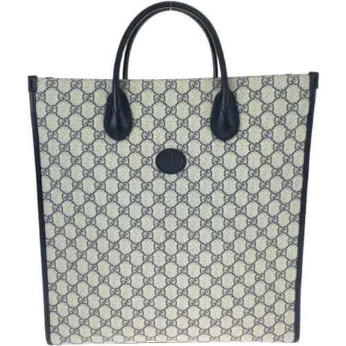 Pre-owned Tote Bags, female, , Size: ONE SIZE Pre-owned Canvas gucci-bags - Gucci Vintage - Modalova