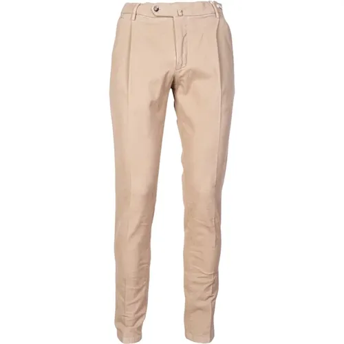 Men& Slim Fit Pants with Regular Waist. Made in Italy. , male, Sizes: XL, S, M - L.b.m. 1911 - Modalova