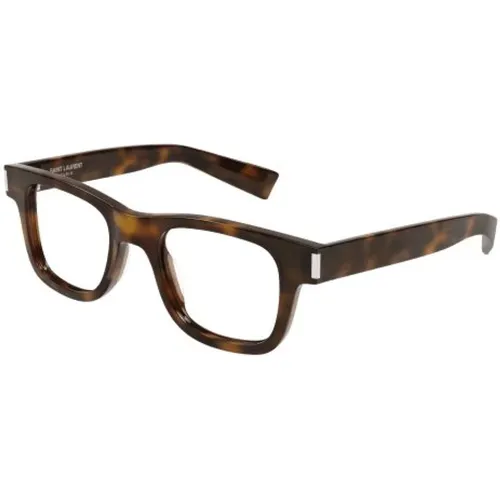 SL 564 OPT - Havana Transparent Sunglasses , unisex, Sizes: 49 MM - Saint Laurent - Modalova