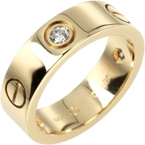 Pre-owned Metal rings , female, Sizes: ONE SIZE - Cartier Vintage - Modalova