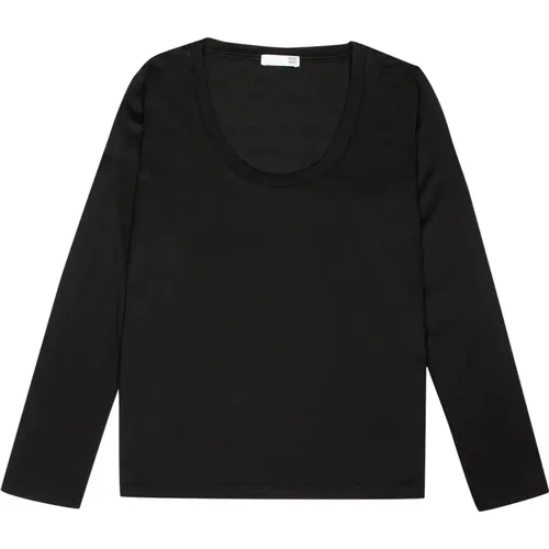 Long Sleeve Jersey T-shirt , female, Sizes: XL, S, M, L - Douuod Woman - Modalova