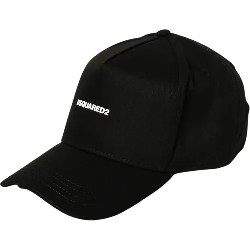 Caps, male, , Size: ONE SIZE Stylish Comfortable Solid Cap - Dsquared2 - Modalova
