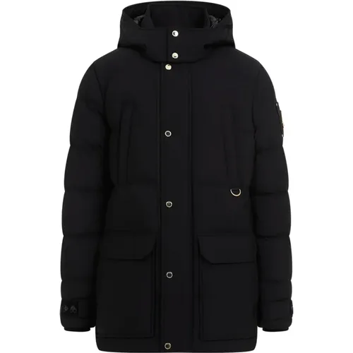 Schwarze Valleyfield Gold Jacke - Moose Knuckles - Modalova