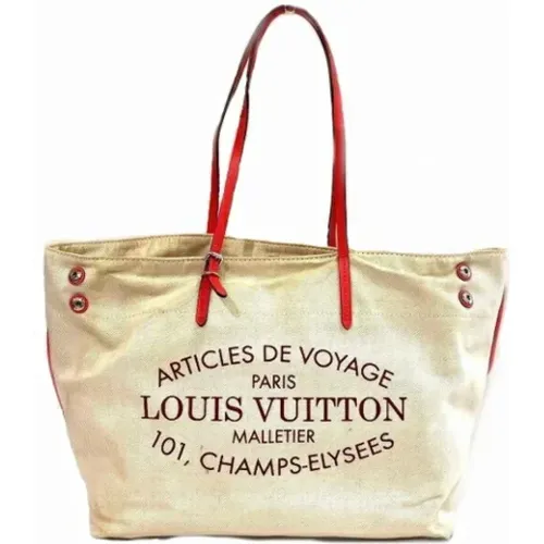 Pre-owned Tote Bags, female, , Size: ONE SIZE Pre-owned Canvas louis-vuitton-bags - Louis Vuitton Vintage - Modalova