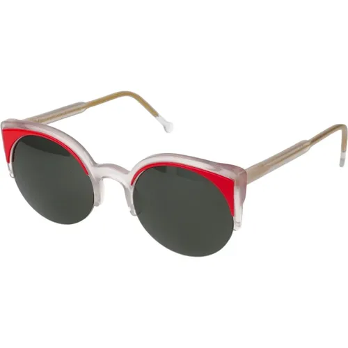 Coral Surface Sunglasses Lucia Style , unisex, Sizes: 51 MM - Retrosuperfuture - Modalova