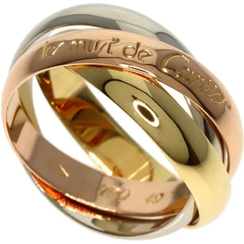 Pre-owned Gold rings , female, Sizes: ONE SIZE - Cartier Vintage - Modalova