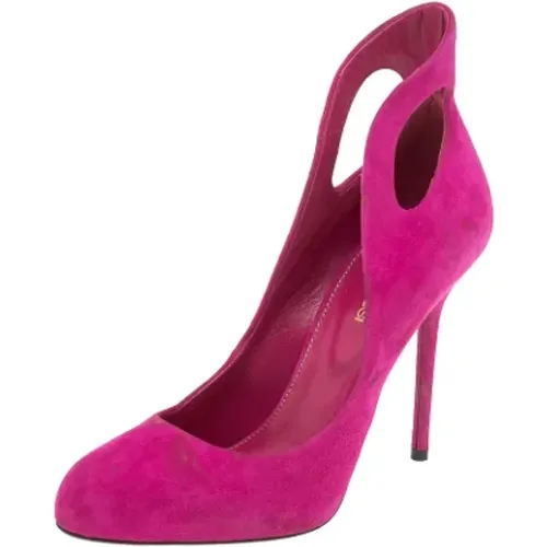 Pre-owned Pumps, female, , Size: 6 US Pre-owned Suede heels - Sergio Rossi Pre-owned - Modalova