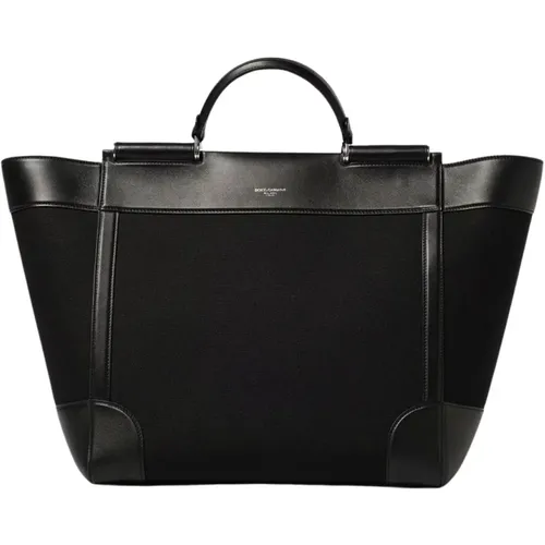Tote Bags, male, , Size: ONE SIZE Neoprene Shoulder Bag - Dolce & Gabbana - Modalova