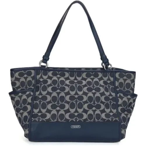 Pre-owned Tote Bags, female, , Size: ONE SIZE Pre-owned Canvas shoulder-bags - Coach Pre-owned - Modalova