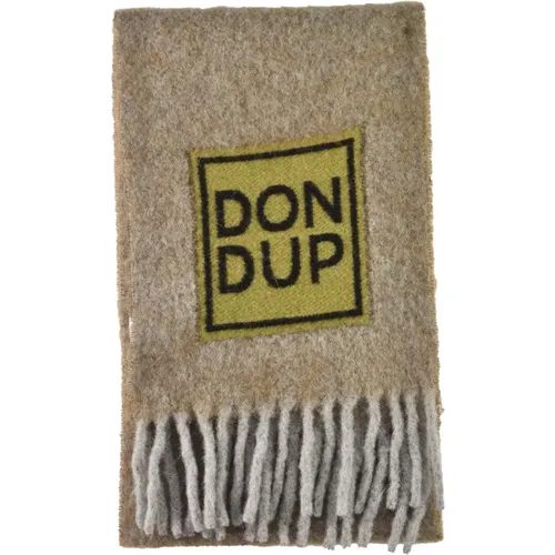 Winter Scarves, male, , Size: ONE SIZE Soft Wool Blend Scarf - Dondup - Modalova