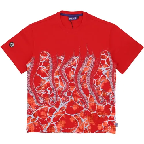 T-Shirts, male, , Size: L Marble Mens Tee - Octopus - Modalova