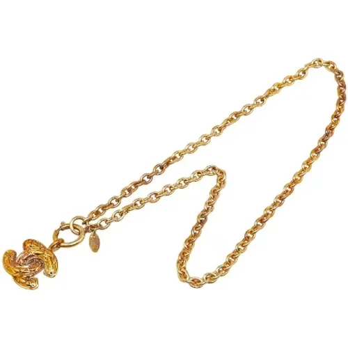 Pre-owned Jewellery, female, , Size: ONE SIZE Pre-owned Metal necklaces - Chanel Vintage - Modalova