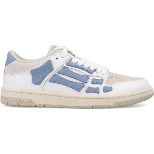 Sneakers, male, , Size: 12 US Skel-Top Sneakers with Skeleton Appliqués - Amiri - Modalova