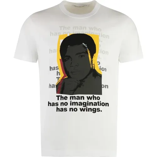 Andy Warhol print cotton t-shirt , male, Sizes: S, M, XL - Comme des Garçons - Modalova