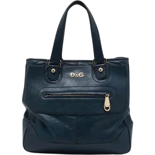 Pre-owned Tote Bags, female, , Size: ONE SIZE Pre-owned Leather shoulder-bags - Dolce & Gabbana Pre-owned - Modalova