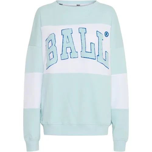 Ice Water Sweatshirt with Embroidered Logo , female, Sizes: M, S, XS - Ball - Modalova