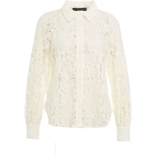 Lace Blouse Elegant Style , female, Sizes: L, XS, M, S - Kaos - Modalova