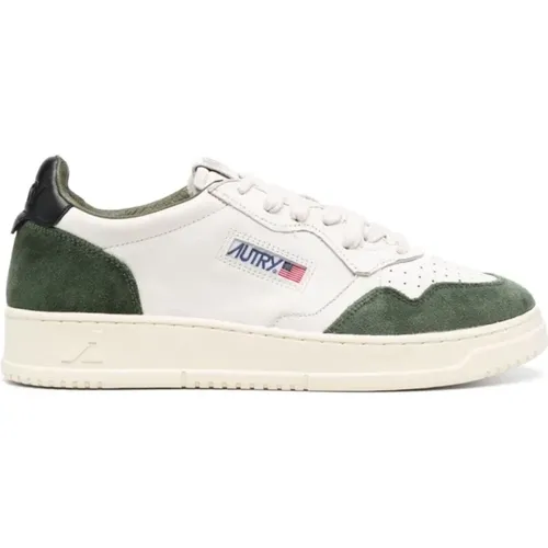 Medalist Low Leather Suede Sneakers , male, Sizes: 10 UK, 6 UK, 11 UK - Autry - Modalova