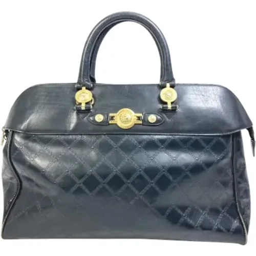 Pre-owned Leather handbags , female, Sizes: ONE SIZE - Versace Pre-owned - Modalova